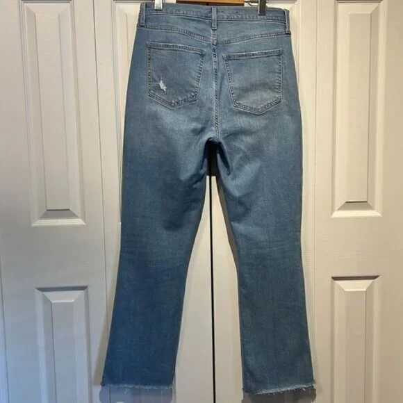 Gap Light Wash High Rise Kick Fit Jeans Size 30 10T - Picture 10 of 16